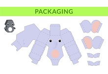 çocuklar için hazır hayvan model maketi şablonu, paper craft model animals